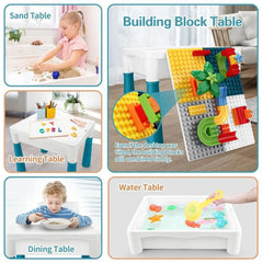 All-in-1 Kids Activity Table and Chairs Set