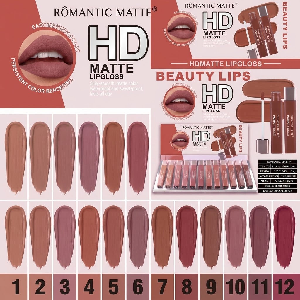 Romantic Matte HD Matte Lipgloss