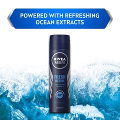 NIVEA Fresh Active Ocean Extracts Men Body Spray - 150ml