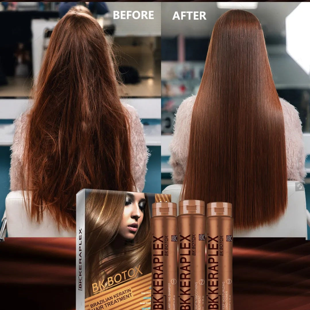 BK Botox Keratin Hair Treatment Kit 300ml x 3