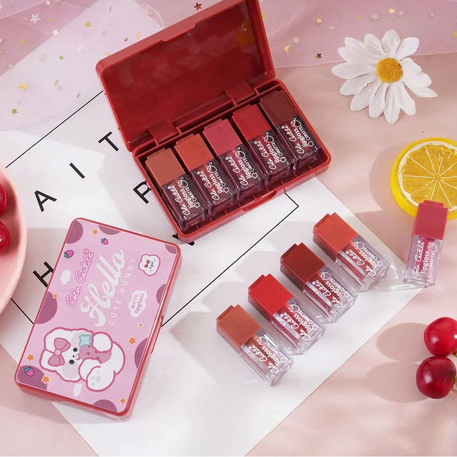 Color Castle Long Lasting Lip Gloss - 5Pcs