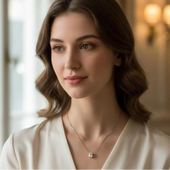 Stainless Steel Almond Style Stone Chain