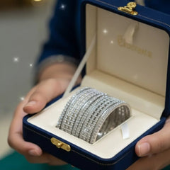 Silver Bengals Chura set