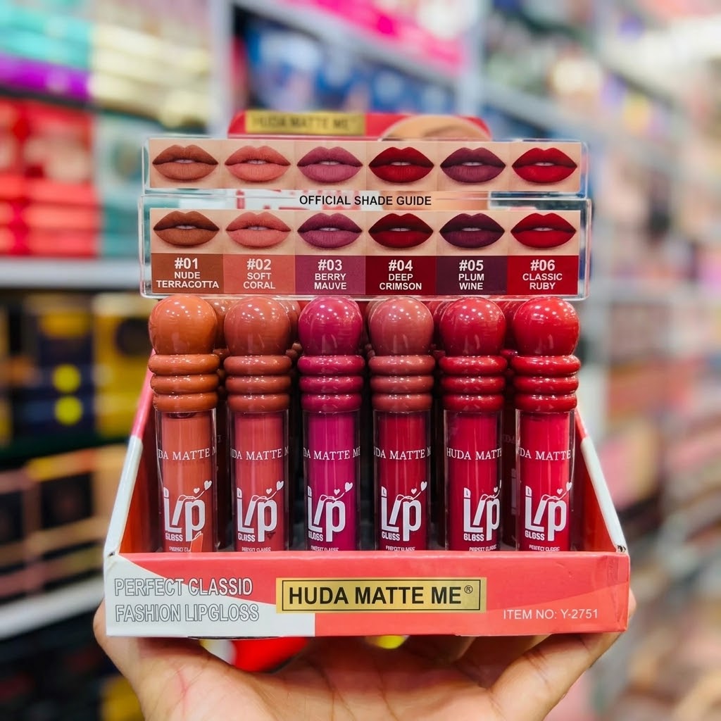 Huda Matte Me Matte Nude Lip Gloss
