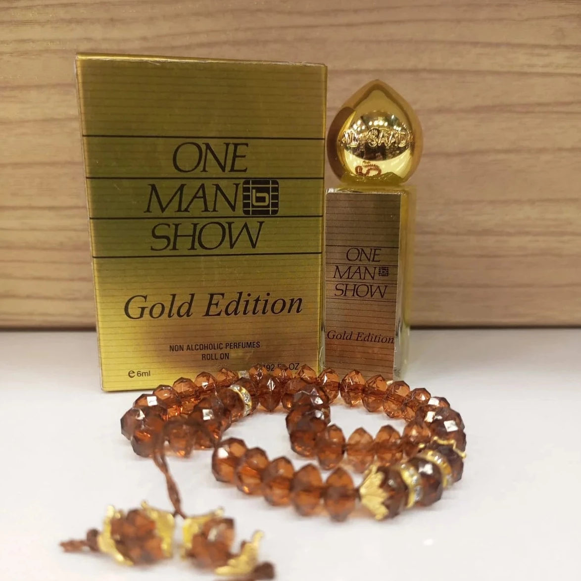 One Man Show Gold Edition Attar with Tasbeeh 6ml