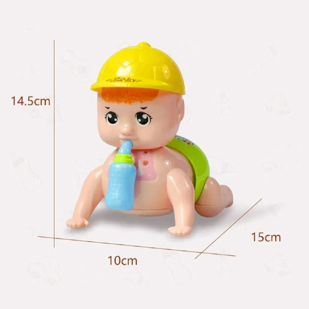 Musical Baby Crawling Toy for Kids with 3D Lights & Music – Multicolor