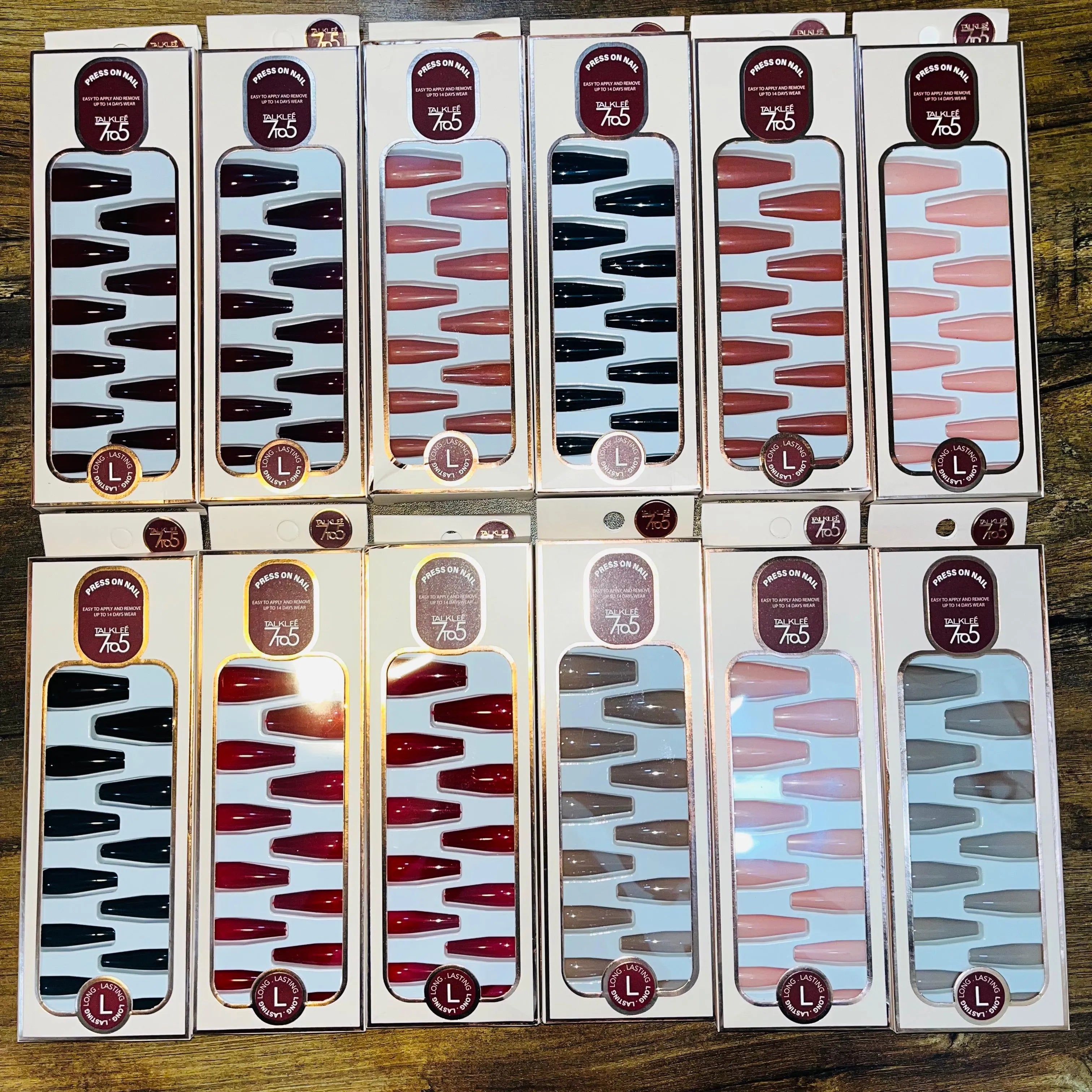 7To5 Talklee Stylish Artifical Nails With Free Stickers