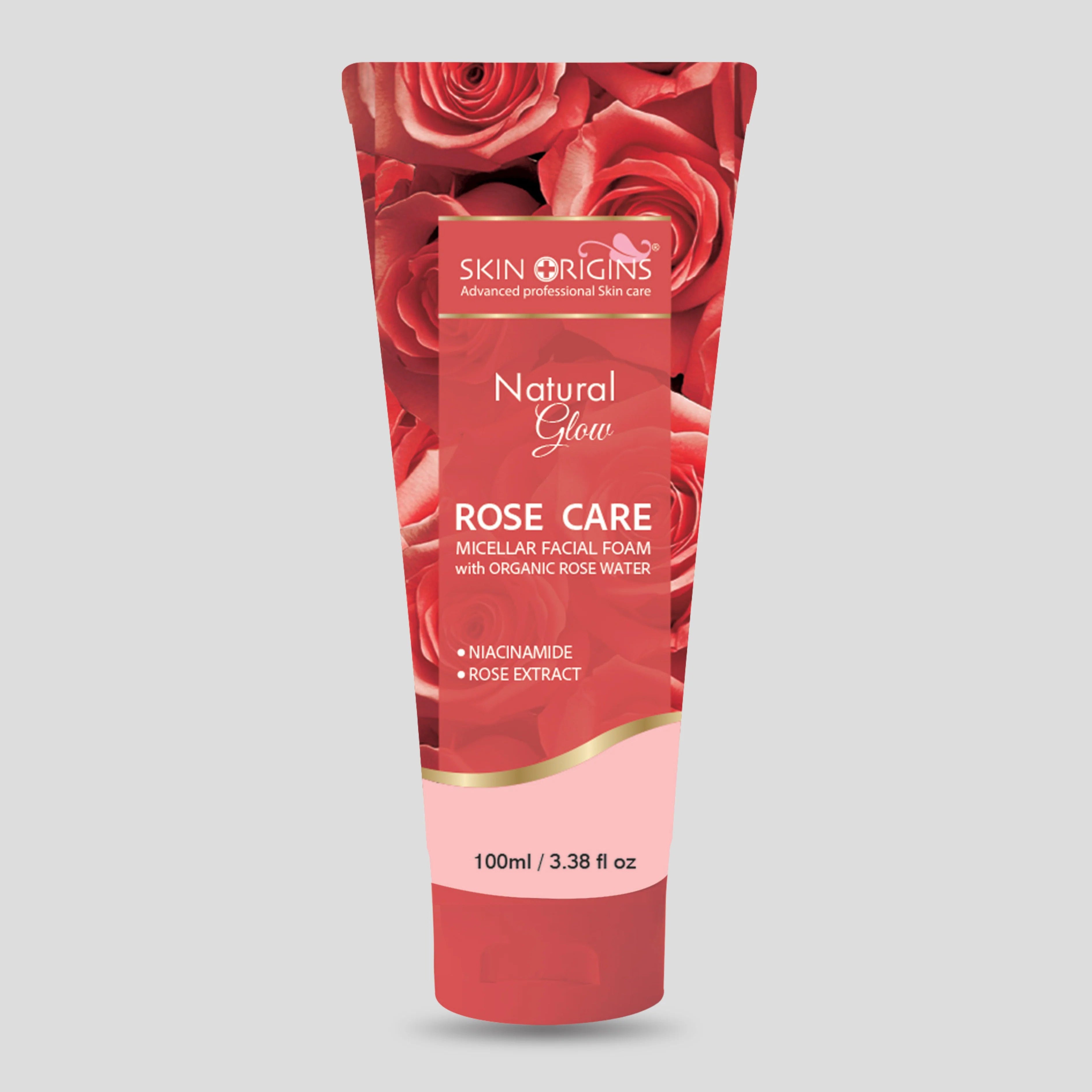 Skin Origins Rose Care Micellar Facial Foam - 100ml