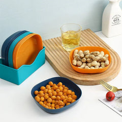 Multi-Function Mini Square Plates Set