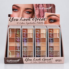 Gulflower You Look Great eyeshadow palette - 12-color