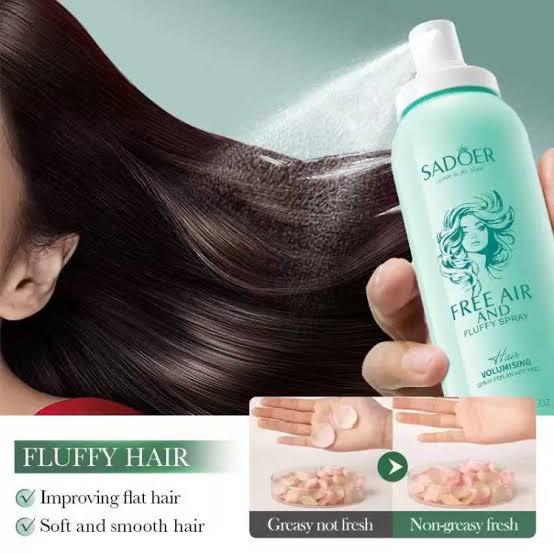 Sadoer Free Air And Fluffy Volumising Hair Spray - 150ml