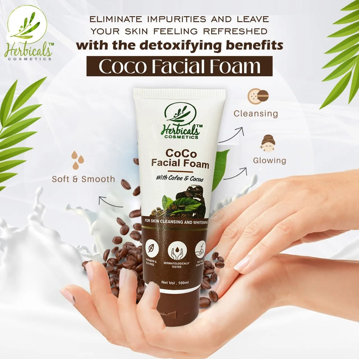 Herbicals Coco Faical Foam - 100ml