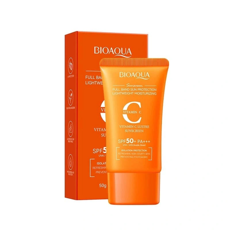 Bioaqua Vitamin C Lustre Sunscreen SPF50+ PA+++ – 50g