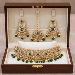 Kundan Shisha Choker set
