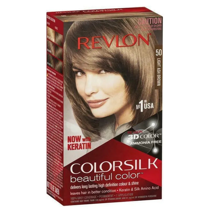 REVLON (Italy) 50 Light Ash Brown 3D Hair Color