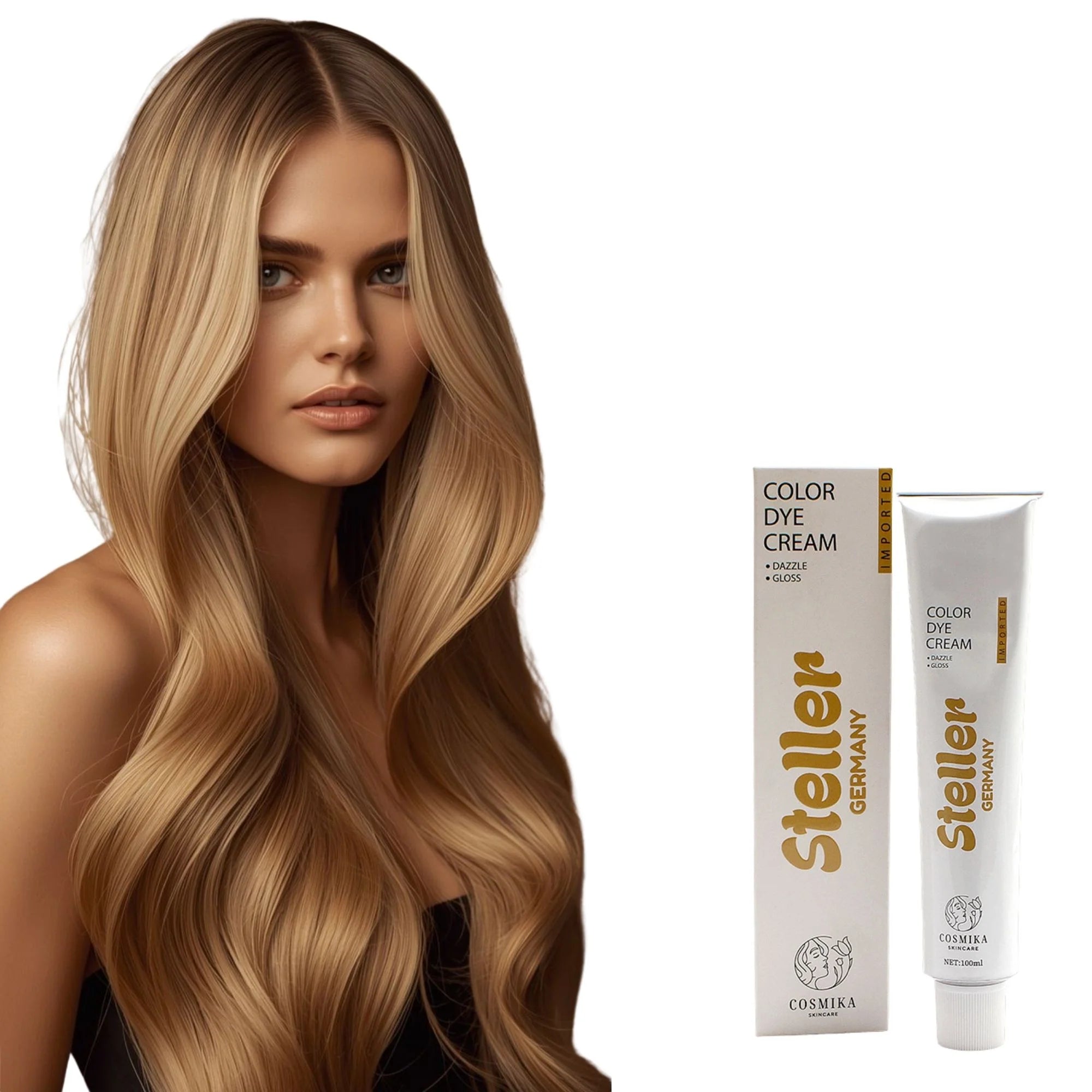 Steller Germany Color Dye Cream - 8 - Naturals Natural - 100ml