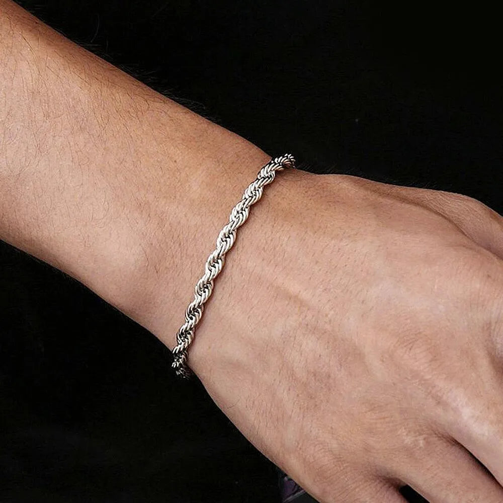 Stainless steel Rope Bracelet