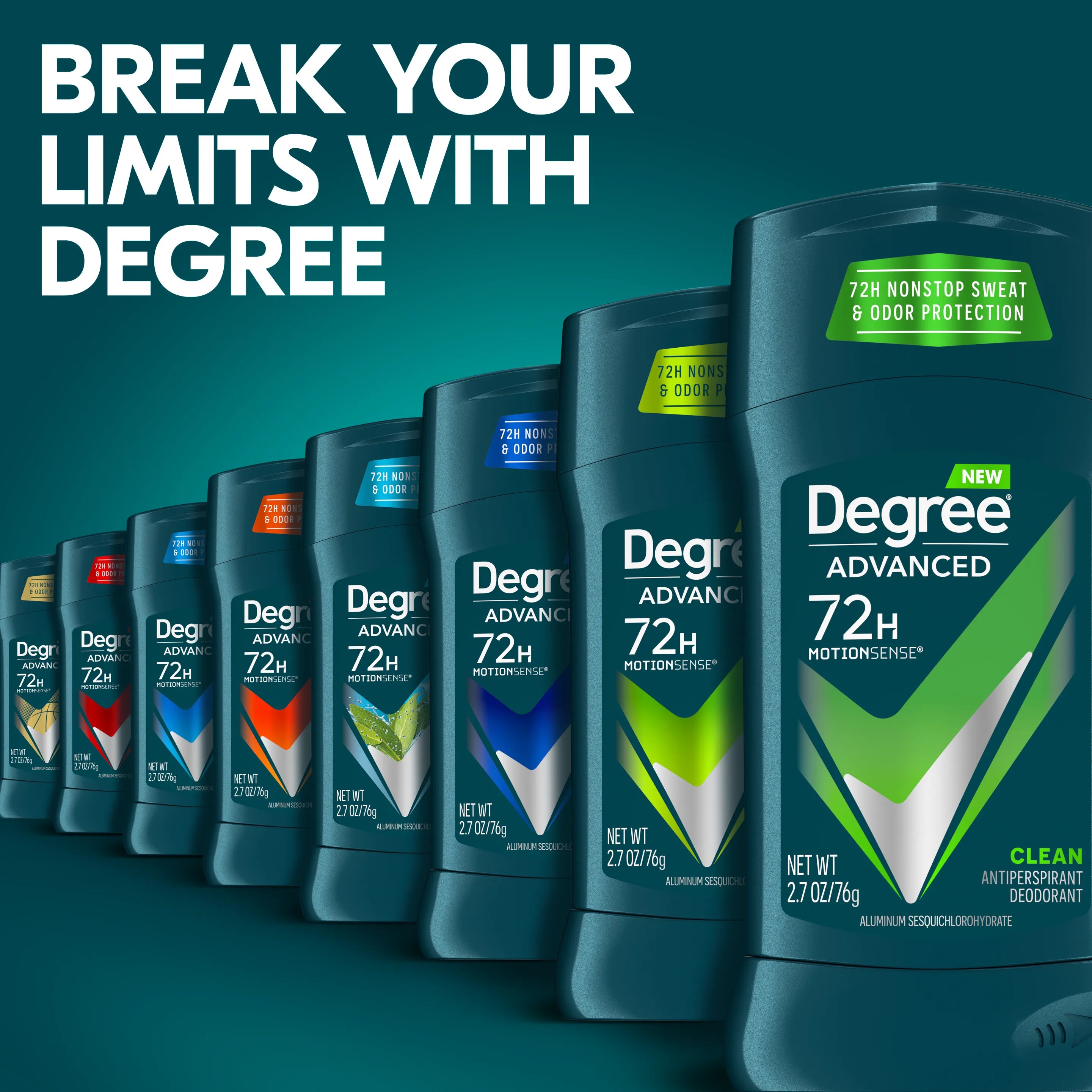 Degree Clean Antiperspirant Deodorant Stick - 85g