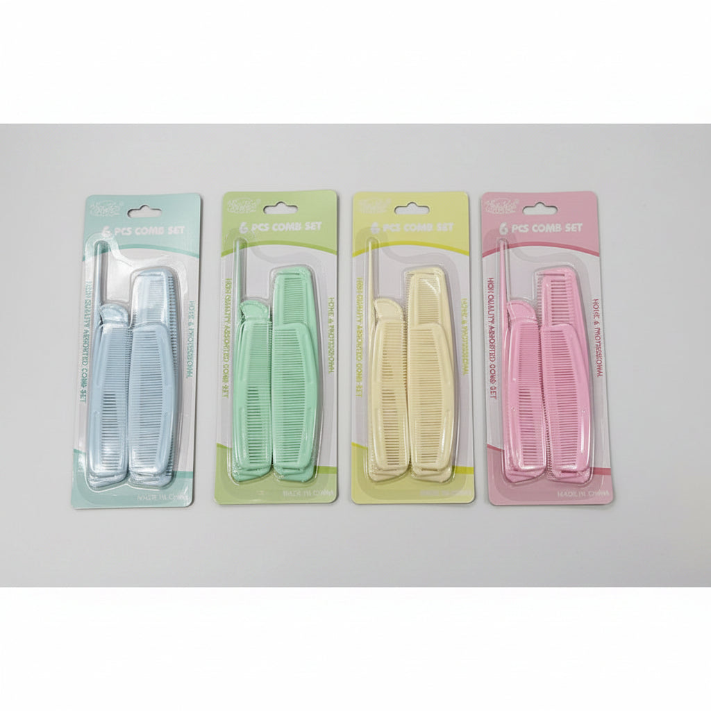 6 Pcs Comb Set