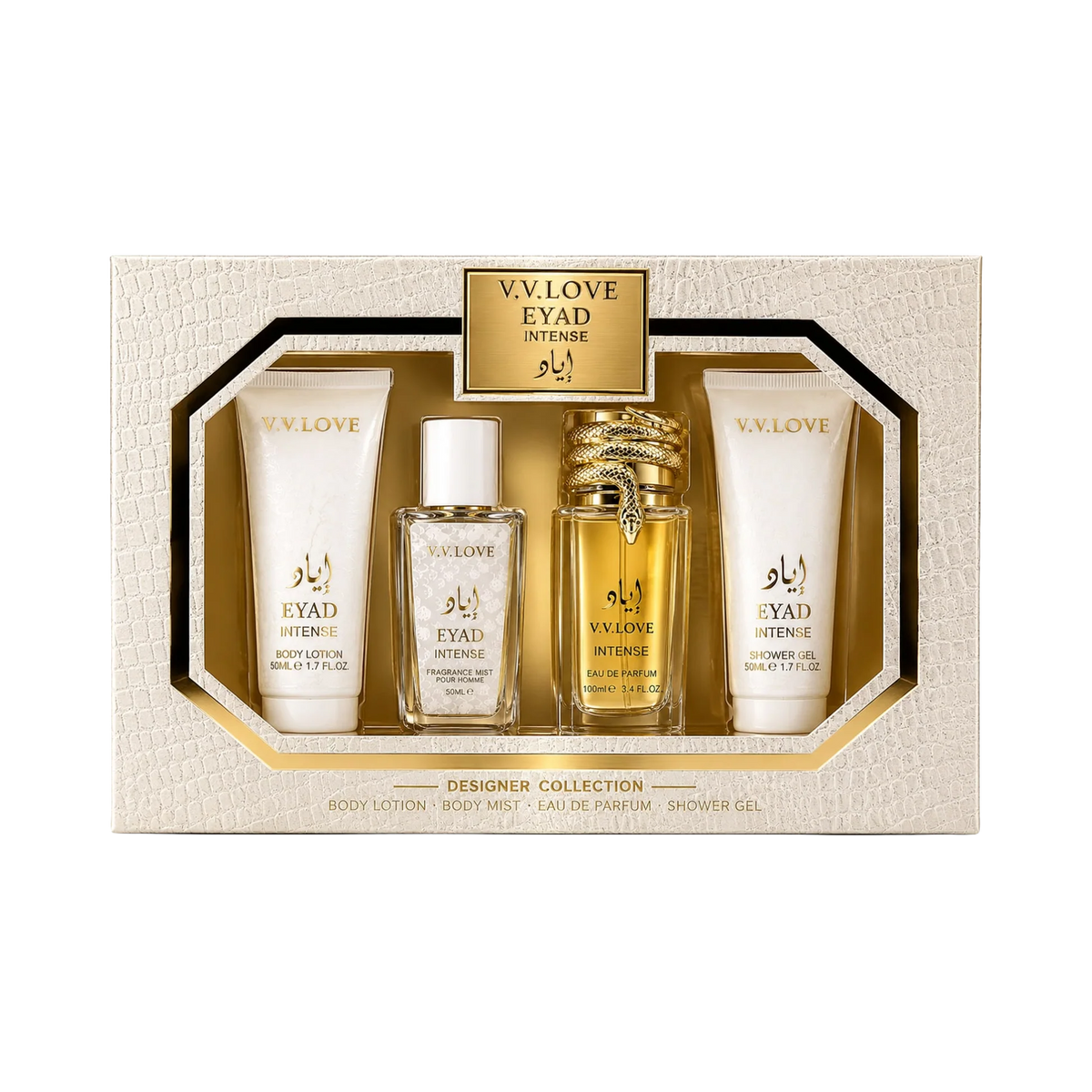 V.V. Love Eyad Intense Eau de Parfum Gift Set - 4 Pcs