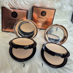 Glouwing Face Smooth Matte 2 in 1 Compact Face Powder