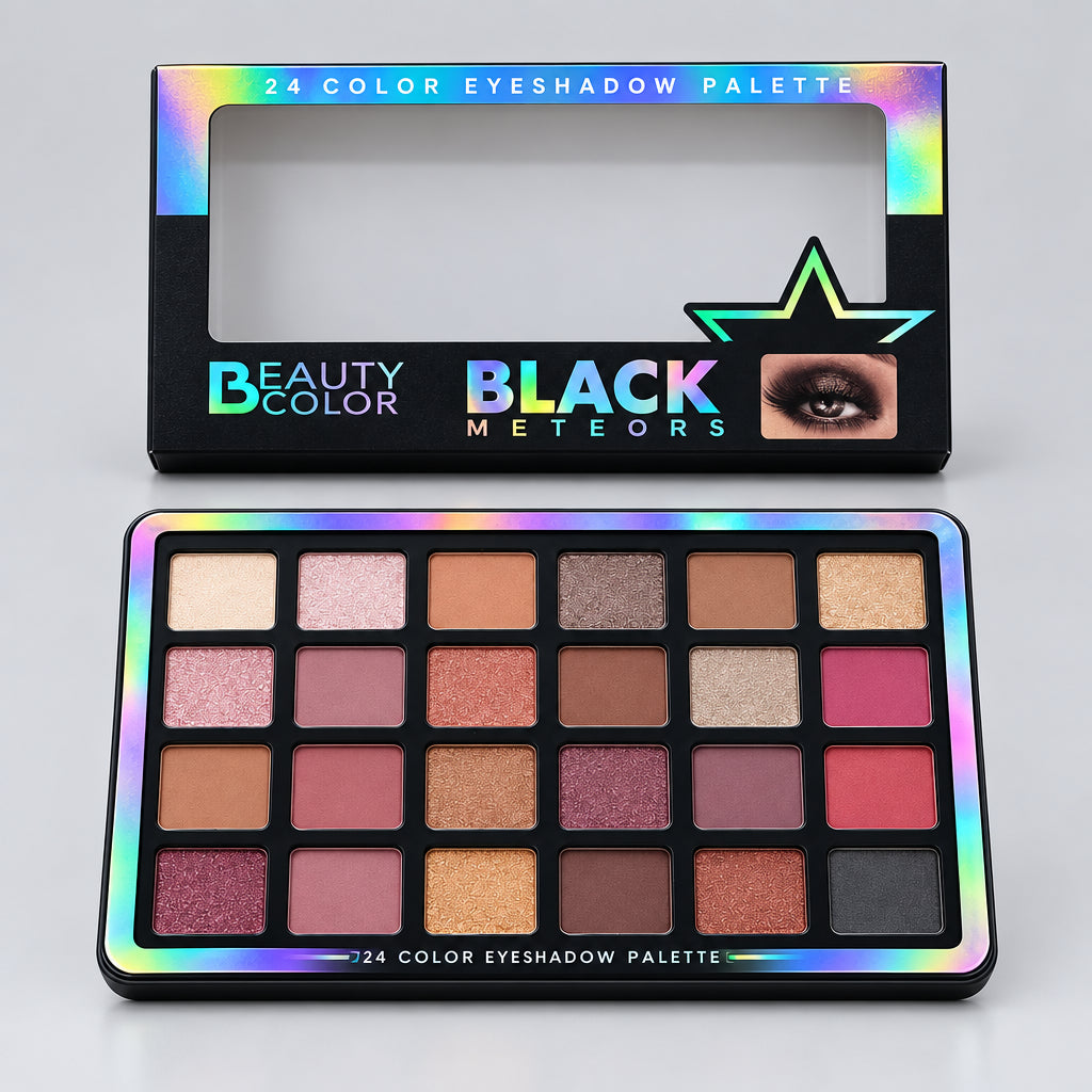Beauty Color Black Meteors Eyeshadow Palette