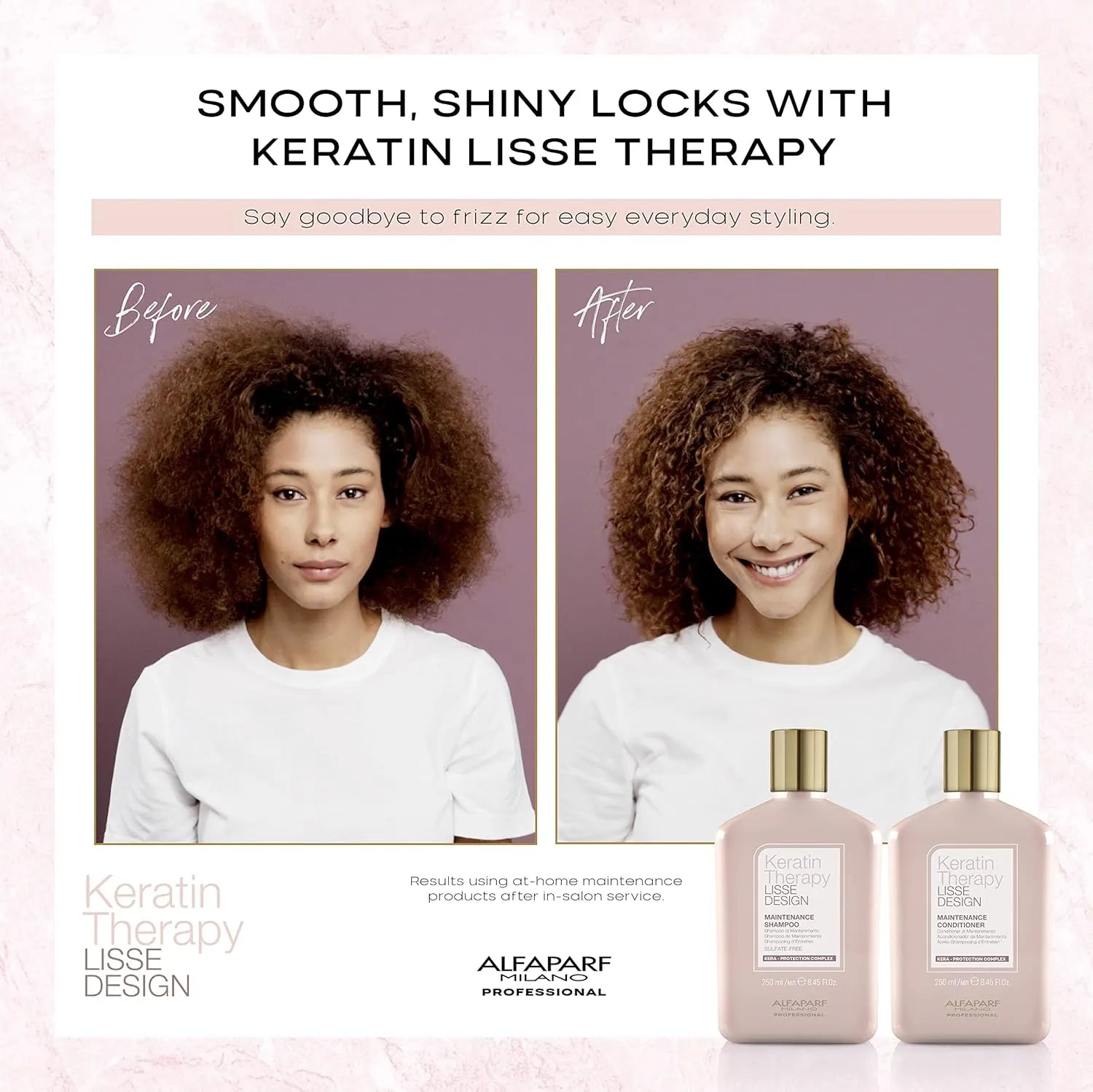 Alfaparf Milano Professional Keratin Therapy Lisse Design Maintenance Conditioner - 250ml