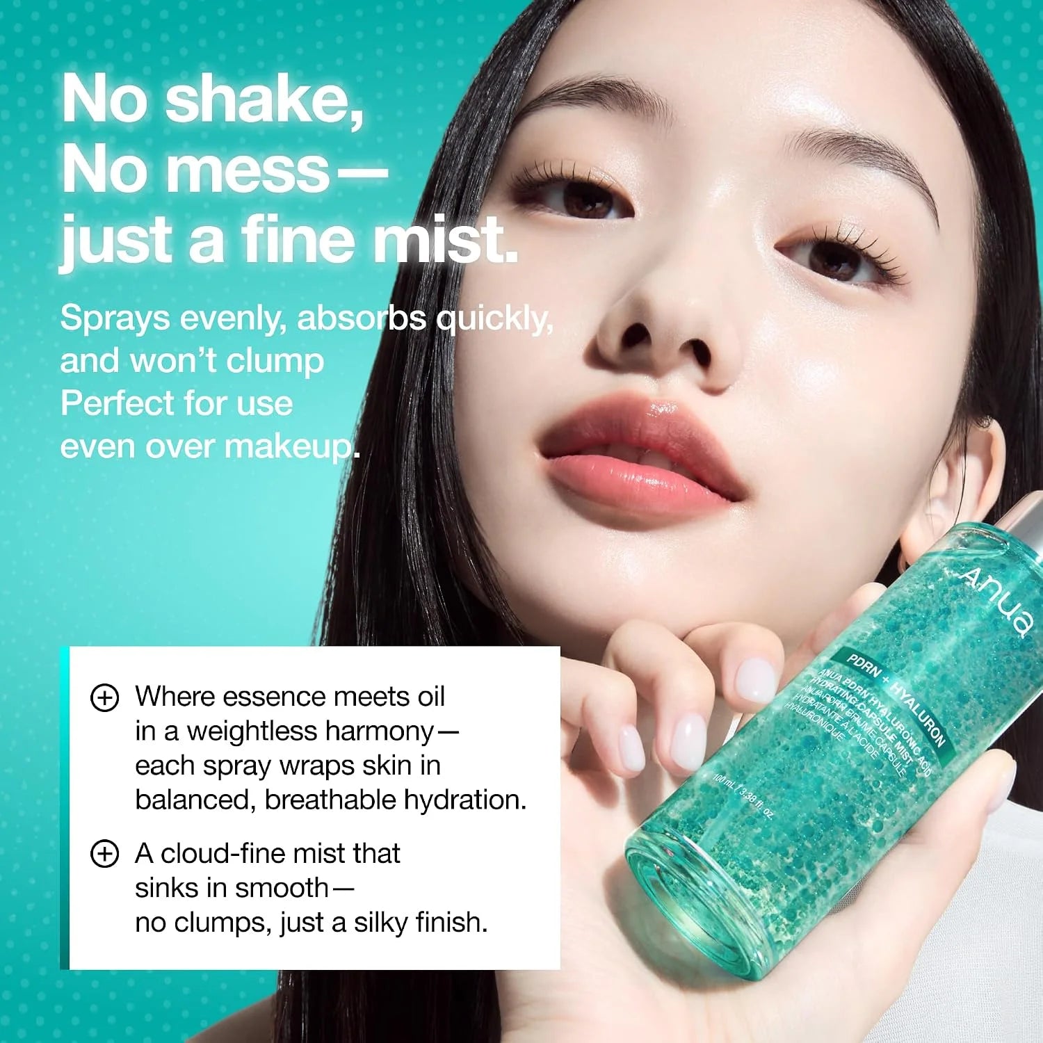 Anua PDRN Hyaluronic Acid Hydrating Capsule Mist - 100ml