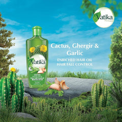 Vatika Natural Cactus Enrich Hair Oil Hair Fall Control 300ml