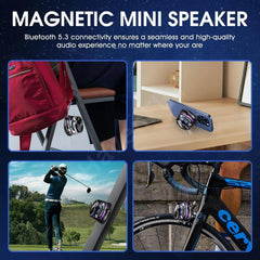 Multifunctional G200 Portable Magnetic Bluetooth Speaker with RGB Light
