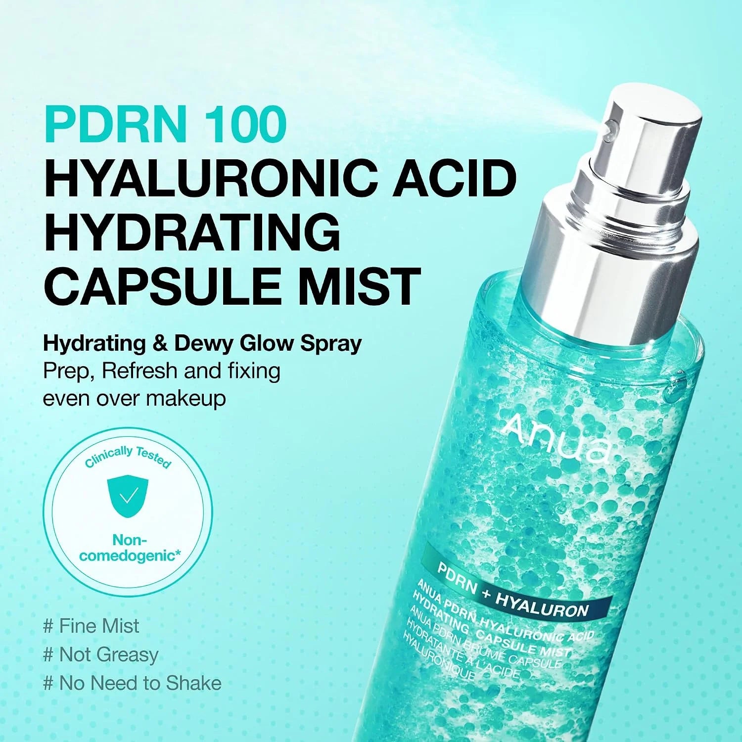 Anua PDRN Hyaluronic Acid Hydrating Capsule Mist - 100ml