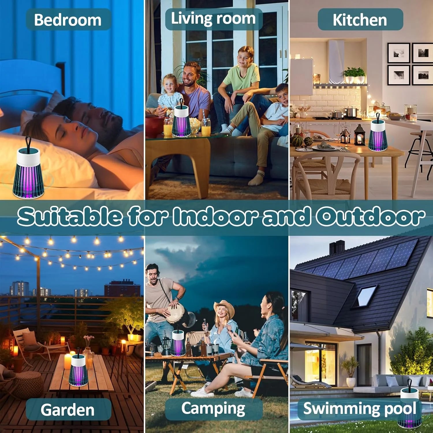 Electric Photocatalytic Anti Mosquito Killer Lamp