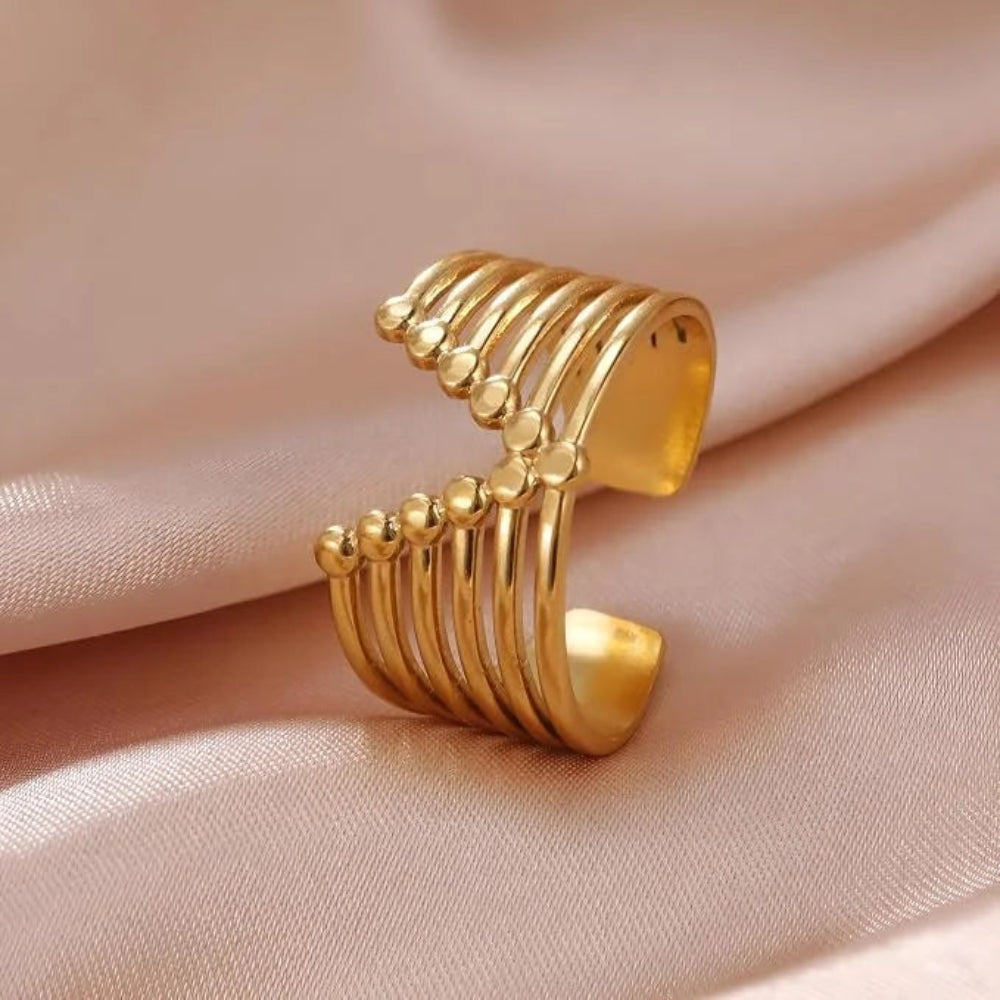 Stainless Steel V Shaped Open Ring - Each