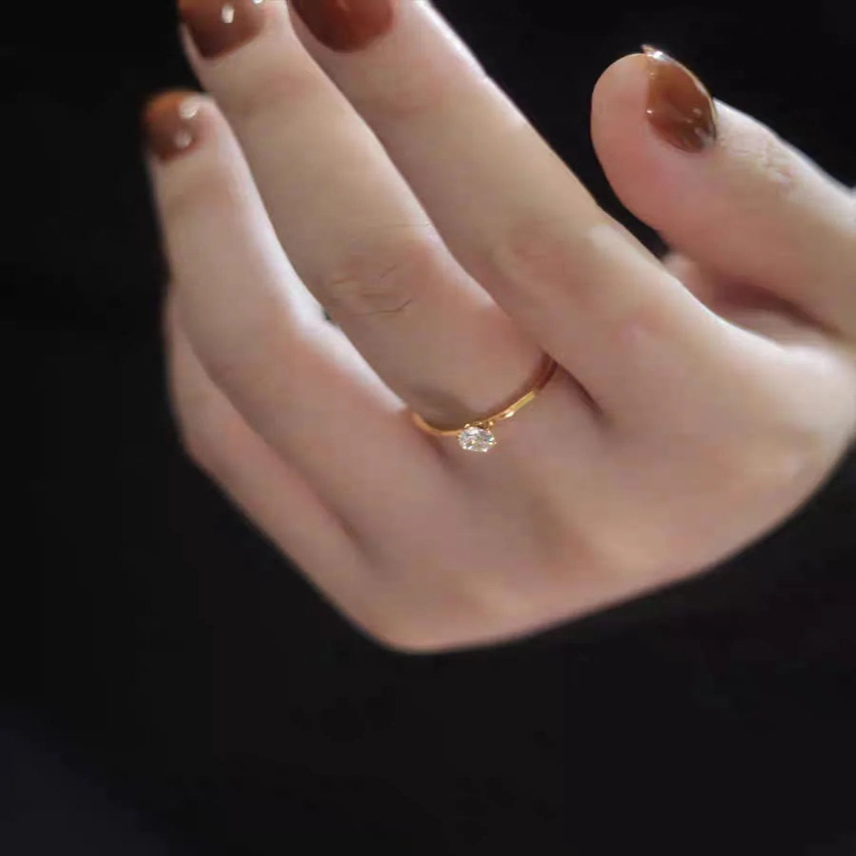 Stainless steel  One stone  Ring - Each