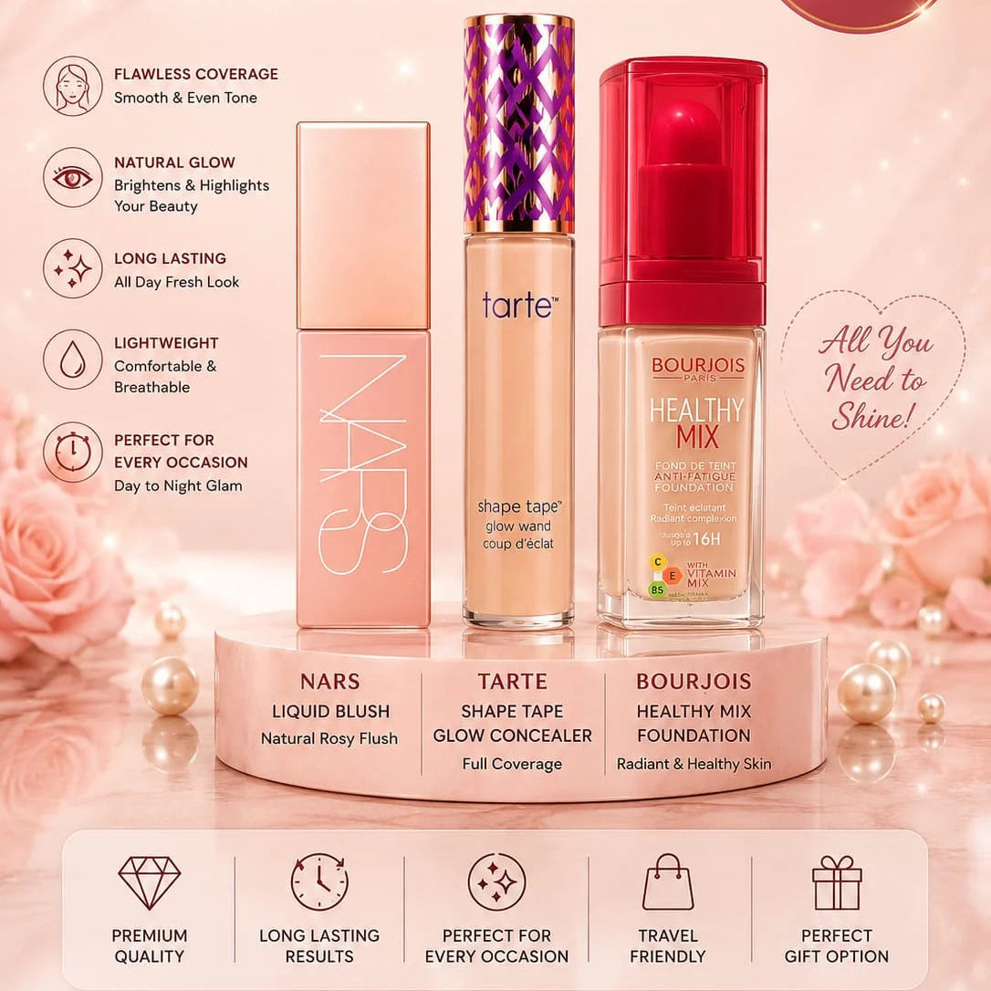 Glow & Shine 3 in 1 Makeup Deal Set