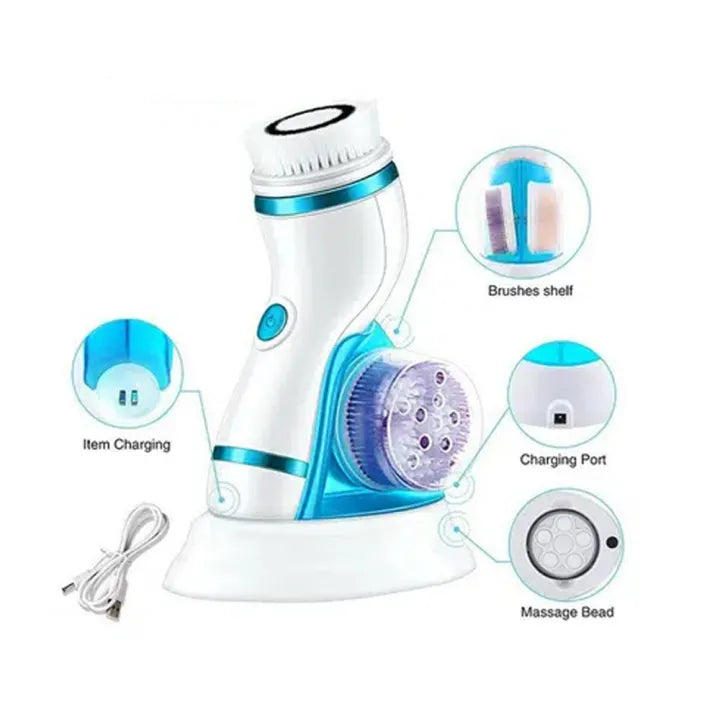 CNAIER AE-8286 is a 4-in-1 electric facial Massager