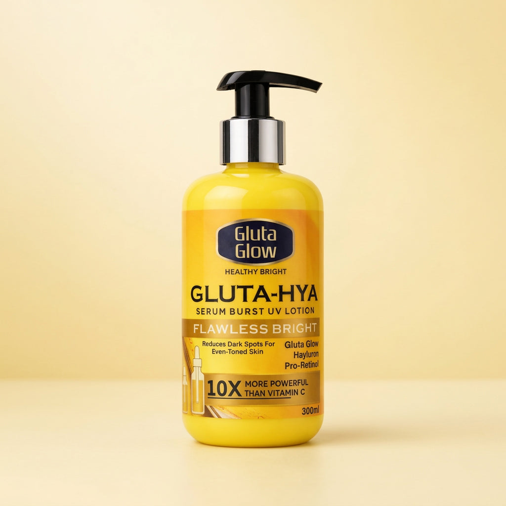 Gluta Glow Gluta-Hya Serum Burst UV Lotion Flawless Bright - 300ml