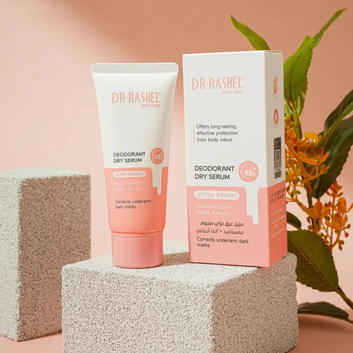 Dr Rashel Ultra Bright Niacinamide + Alpha Arbutin Deodorant Dry Serum - 60ml