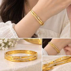 Stainless Steel minimalist geometric cuff