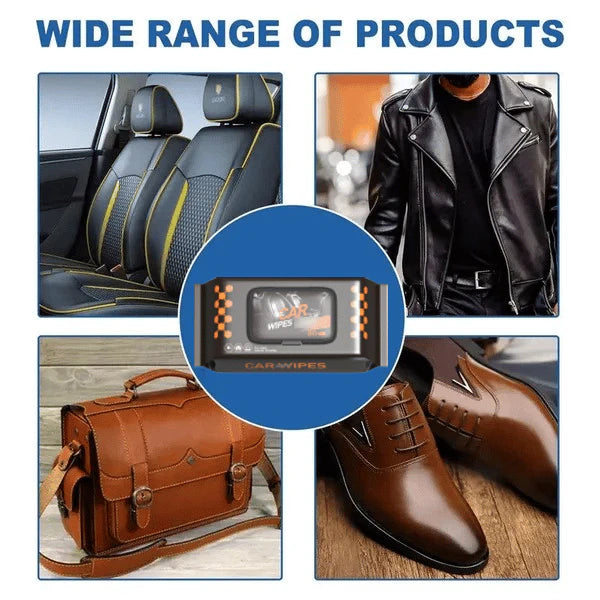 Car interior cleaning and polishing Wipes - PACK OF 80