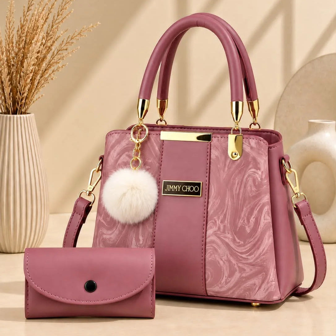 Jimmy Choo Handbag & Pouch Set