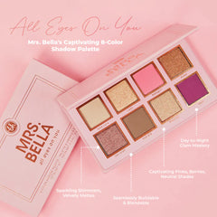 BH Cosmetics Mrs. Bella All Eyes On You - 8 Color Eyeshadow Palette