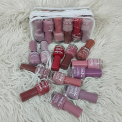 U Shine Nude nail polish  - 12 Pcs