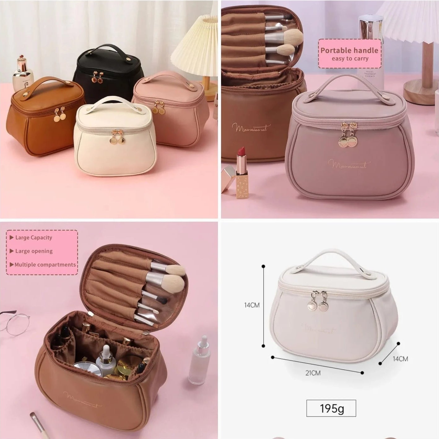 Multifunctional Waterproof Travel Cosmetic Bag – Each