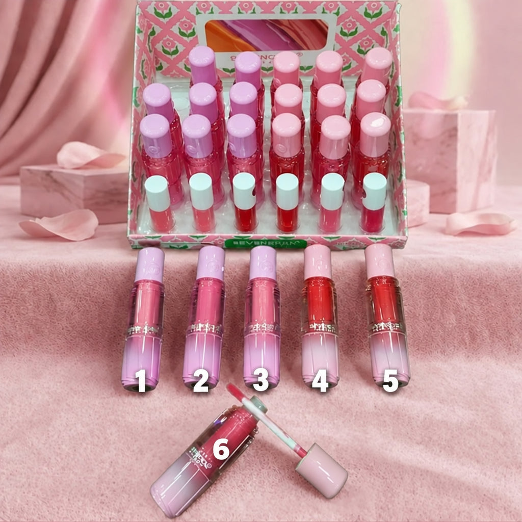 Seven Cool Colorful Lip Gloss