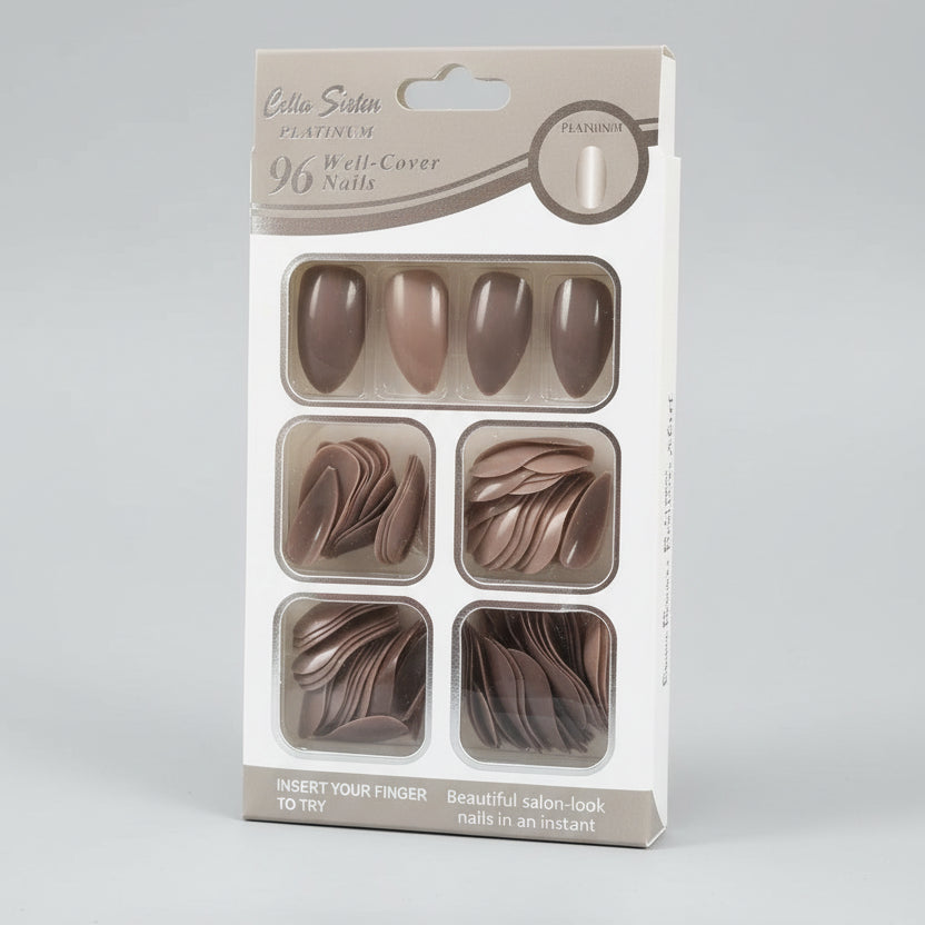 Color Sister 96-Piece Artificial Nails Set