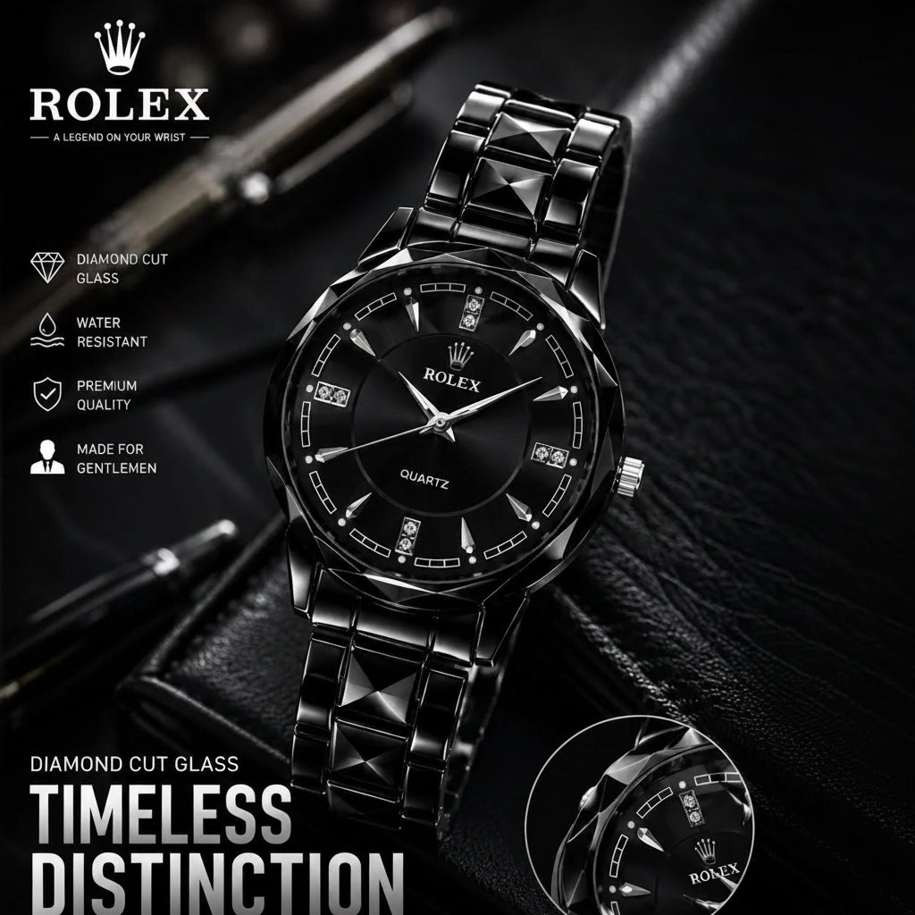 Rolex Quartz Gold & Silver Two-Tone Watch