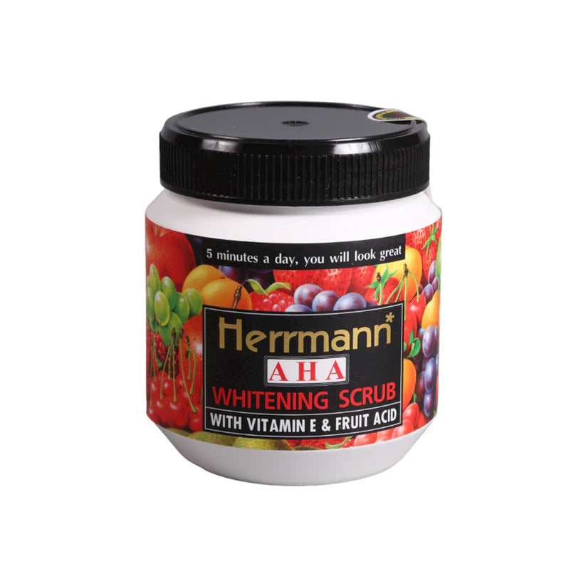 Herrmann AHA Whitening Scrub Vitamin E and Fruit Acid - 500g