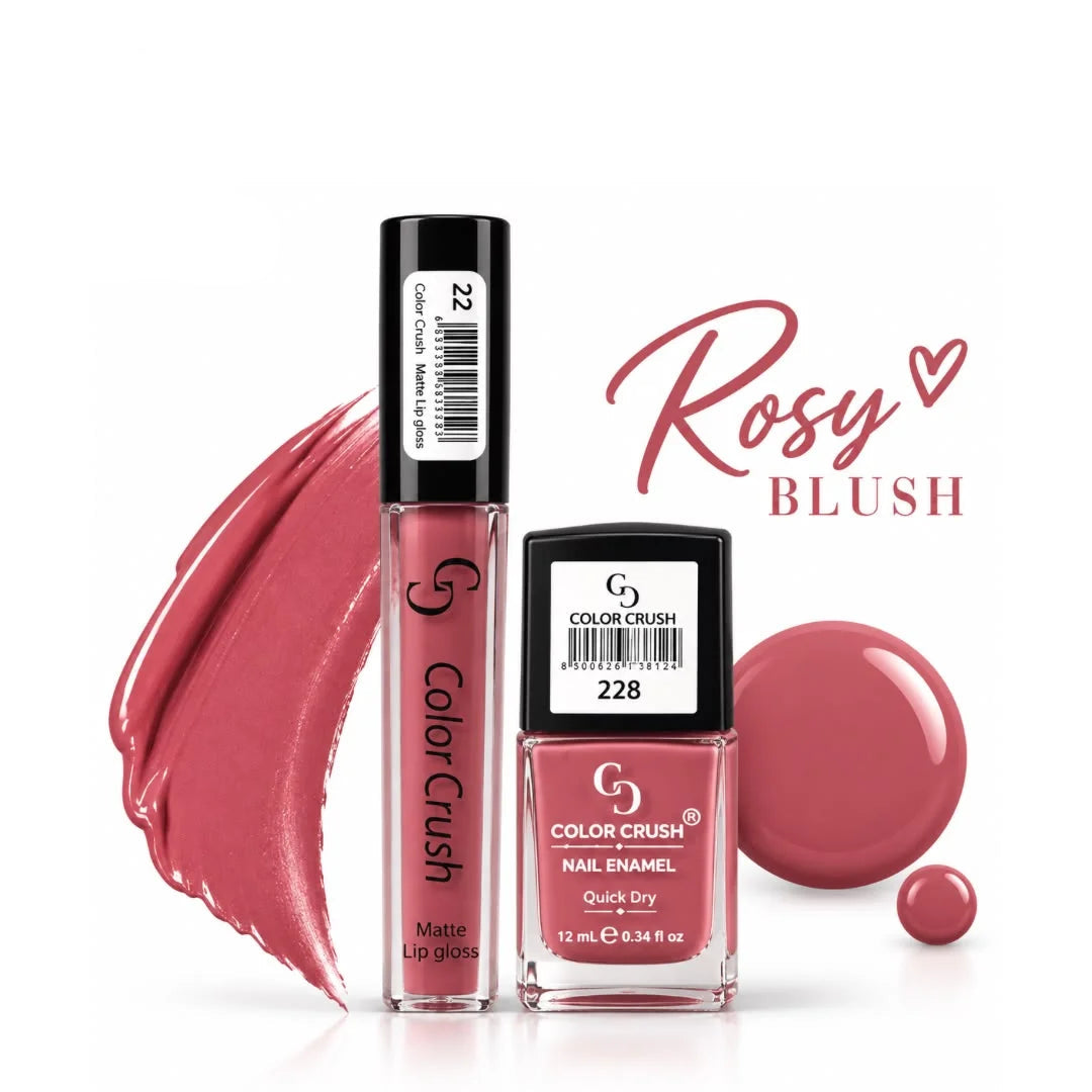 Color Crush Matte Lip Gloss & Quick Dry Nail Polish