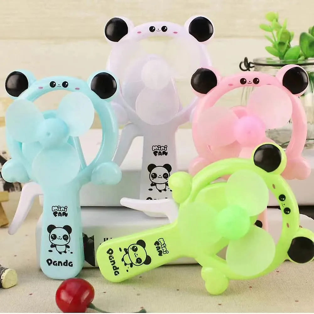 Cartoon-Themed Manual Hand Fan Toy for Kids - Each